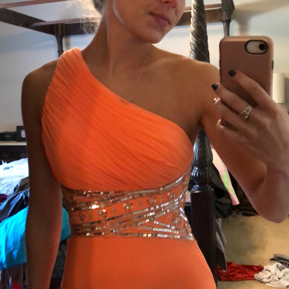 Orange Prom Dress